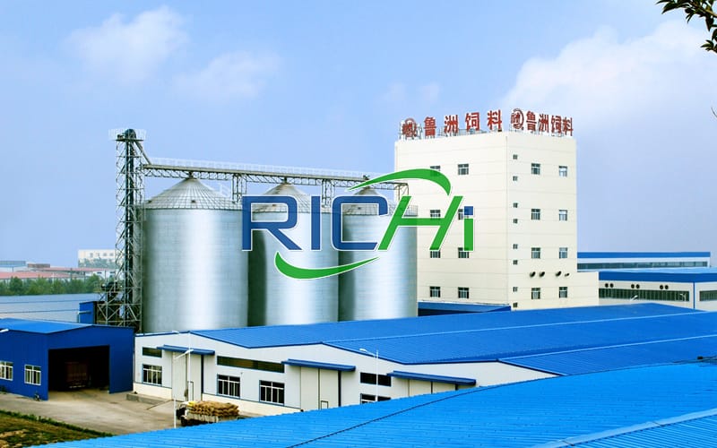 Large turnkey poultry pig fish feed processing plant project with an annual output of 200,000 tons in China